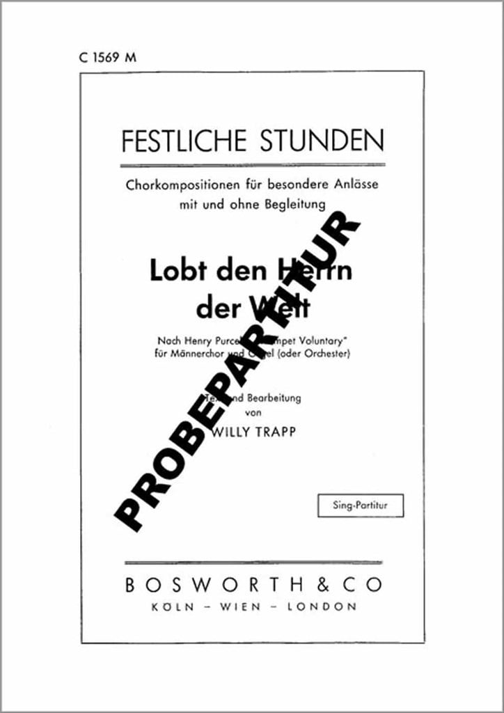 Lobt den Herrn der Welt